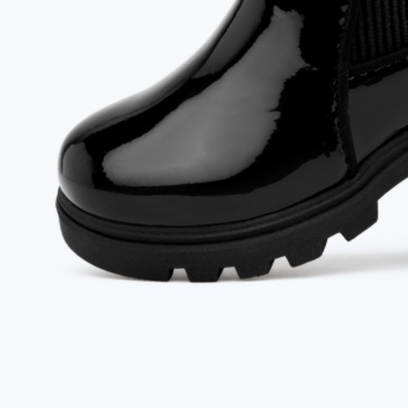 Native  Toddler & Big Kid Kensington Gloss Boots black - Picture 7 of 11